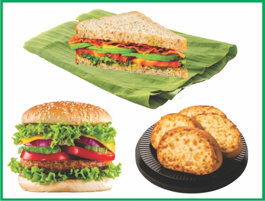 Burger/Sandwich/Garlic Bread